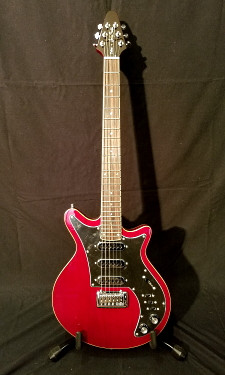 Harley Benton BM-75 Trans Red Deluxe Series - click for more photos